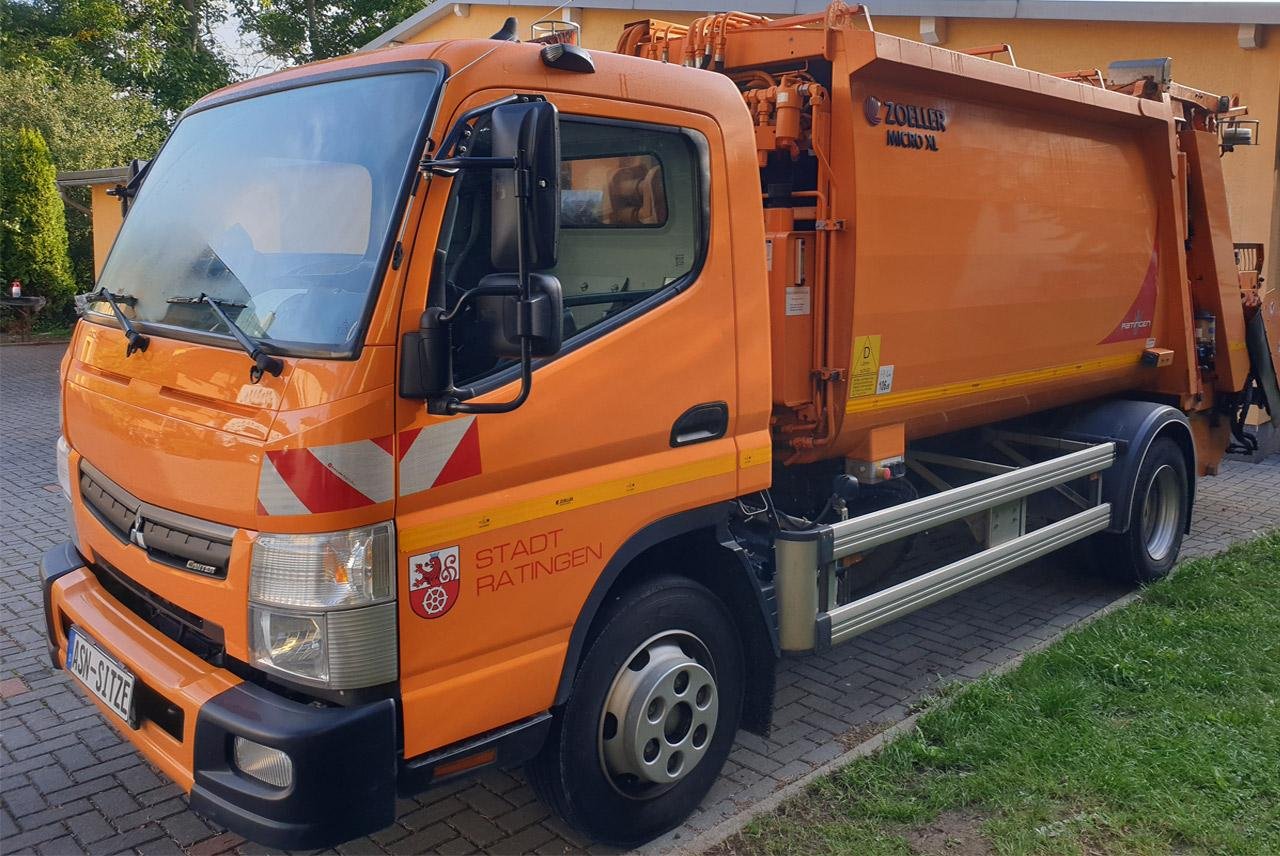 Müllfahrzeug Mitsubishi FUSO CANTER
